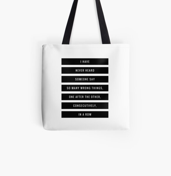 So Many Wrong Things All Over Print Tote Bag