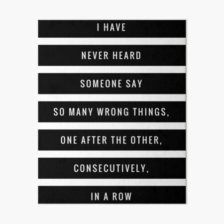 So Many Wrong Things Art Board Print
