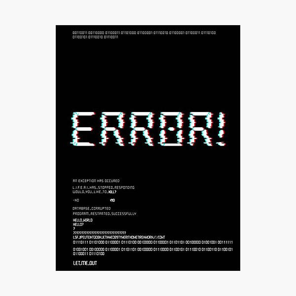 Item preview, ERROR! designed and sold by EVERGREEN ..