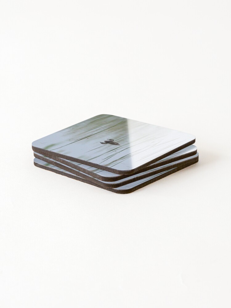 Thumbnail 4 of 5, Coasters (Set of 4), Grebe In The Reeds designed and sold by debop1.