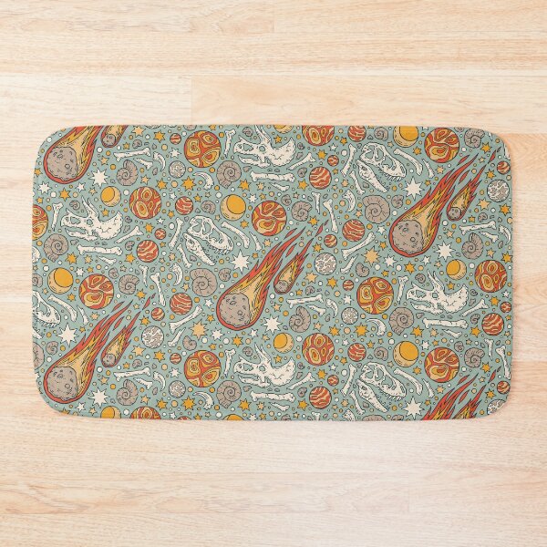 Item preview, The Asteroid & the Omega | Dinosaur Fossil Space Art designed and sold by OMEGAFAUNA.
