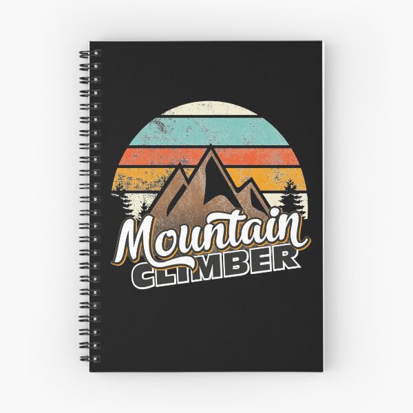 Item preview, Mountains climber climbing gift retro bouldering vintage mountaineer designed and sold by teeseeds.