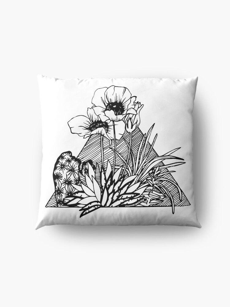 Alternate view of Palm Springs Inspired Botanicals Floor Pillow
