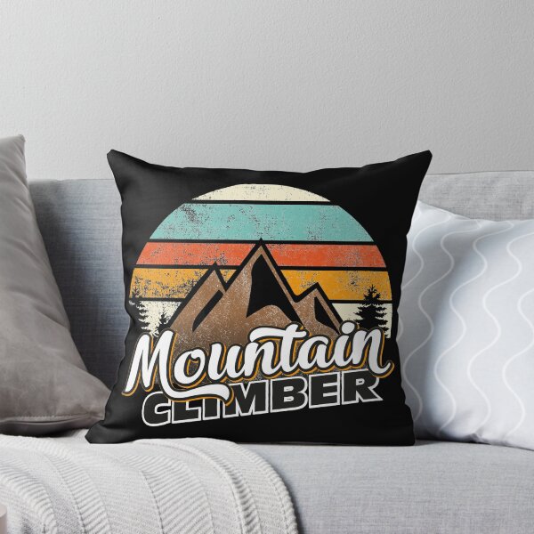 Item preview, Mountains climber climbing gift retro bouldering vintage mountaineer designed and sold by teeseeds.
