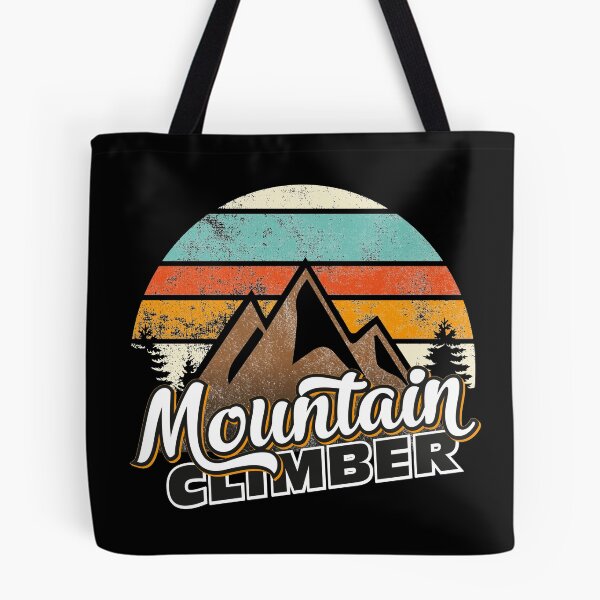 Item preview, Mountains climber climbing gift retro bouldering vintage mountaineer designed and sold by teeseeds.