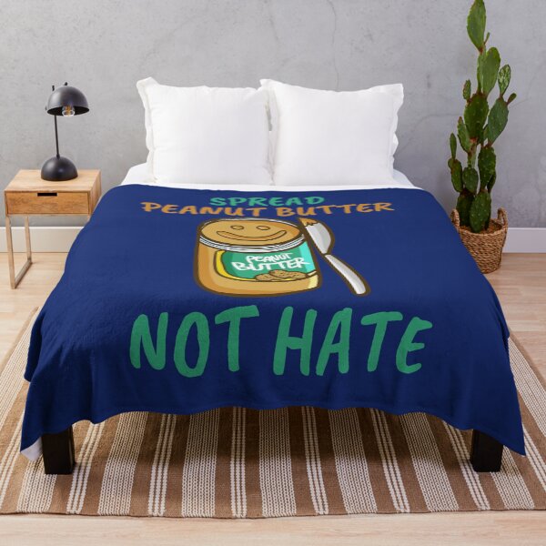 Item preview, Spread Peanut Butter Not Hate - Cute Kawaii Peanut Butter Lover designed and sold by Maria Garcia.