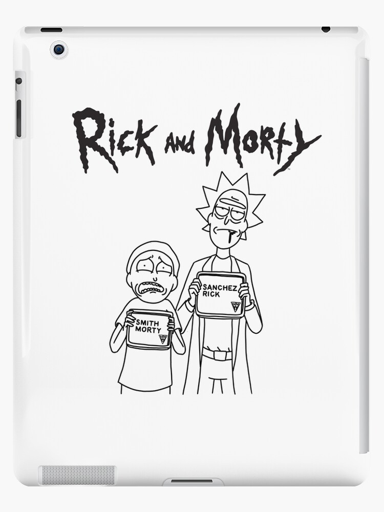 Rick Und Morty Rick And Morty Charakter Ipad Hulle Skin Von Newarts Redbubble