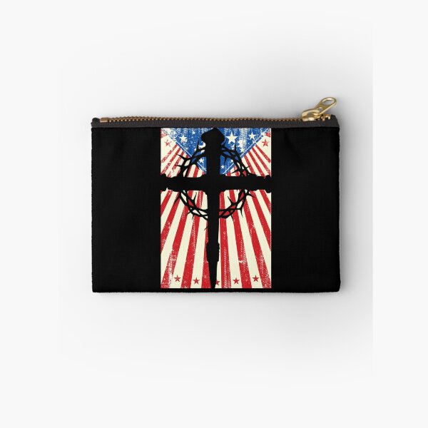 Item preview, Patriotic Christian - Stand for the Flag - Kneel for the Cross designed and sold by Maria Garcia.