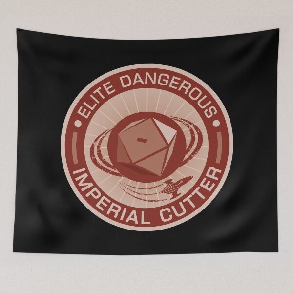 Artikelvorschau, ELITE DANGEROUS: ANDERES FAHRZEUG IMPERIAL CUTTER ROT entworfen und verkauft von Madjack Tees Kiwi SuperStore.