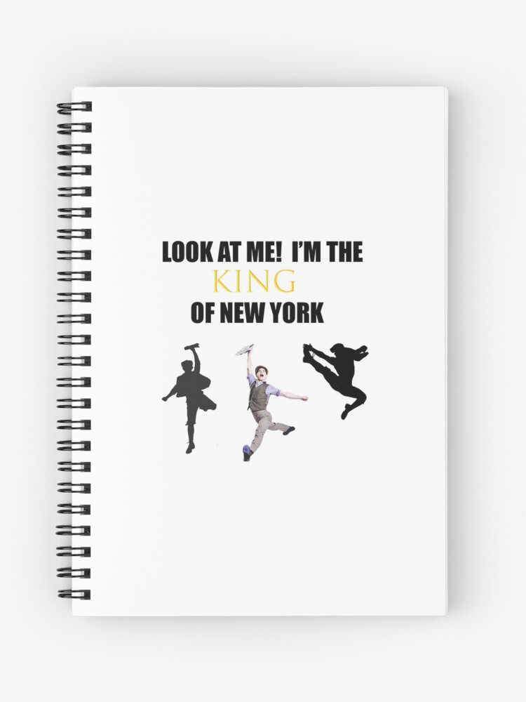 Newsies With Silhouettes Spiral Notebook By Bashley Redbubble