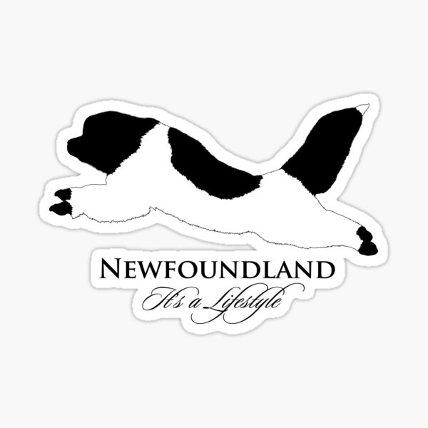 Landseer Newfoundland - It's a Lifestyle Sticker