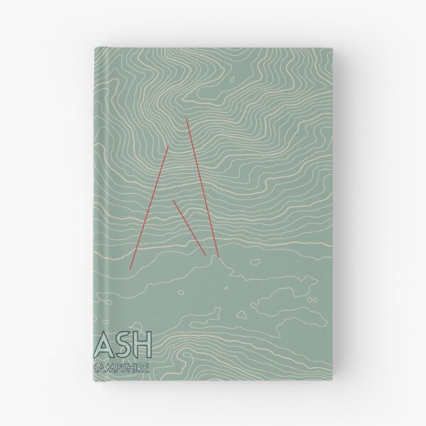 Item preview, Attitash Contour Topography Map designed and sold by ChasingGnarnia.
