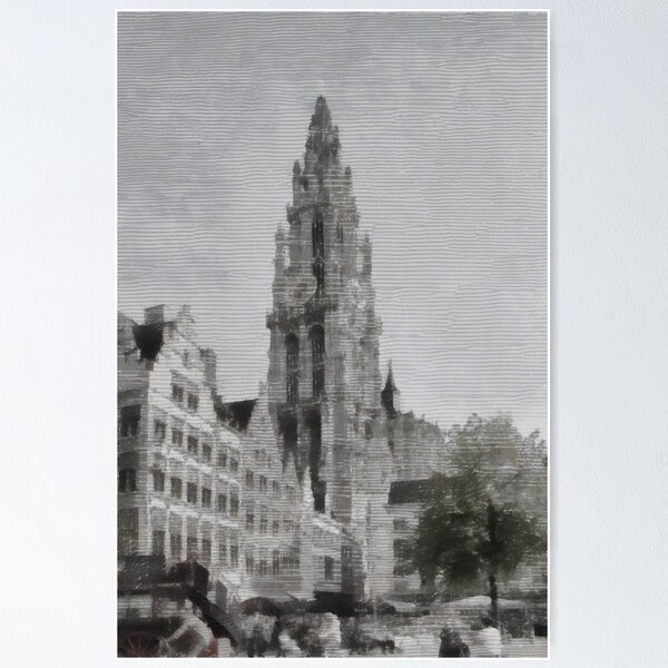 Item preview, Antwerp - Onze Lieve Vrouw Kathedraal (Our Lady Cathedral) designed and sold by Gilberte.