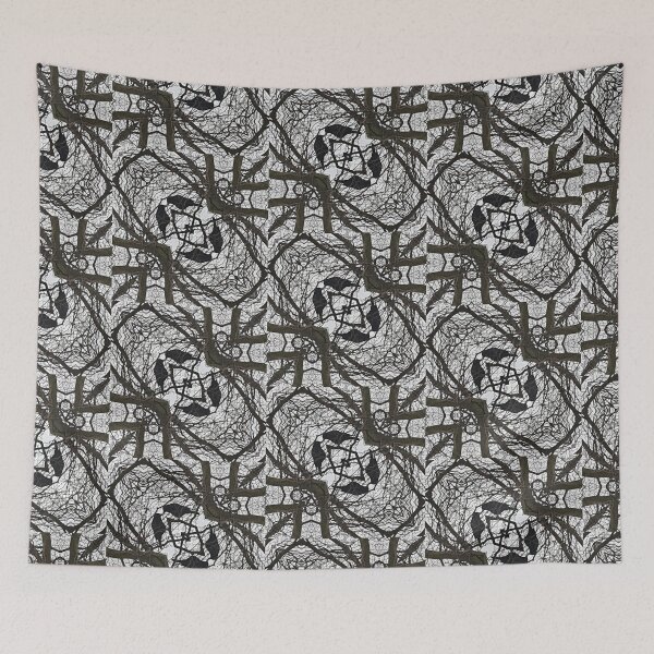 Item preview, Crow print pattern  designed and sold by differenttings.