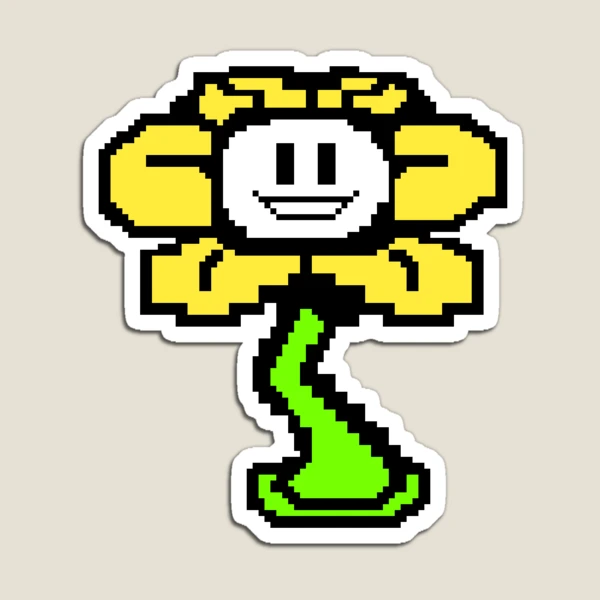 Undertale - Flowey good and evil - Undertale - Magnet