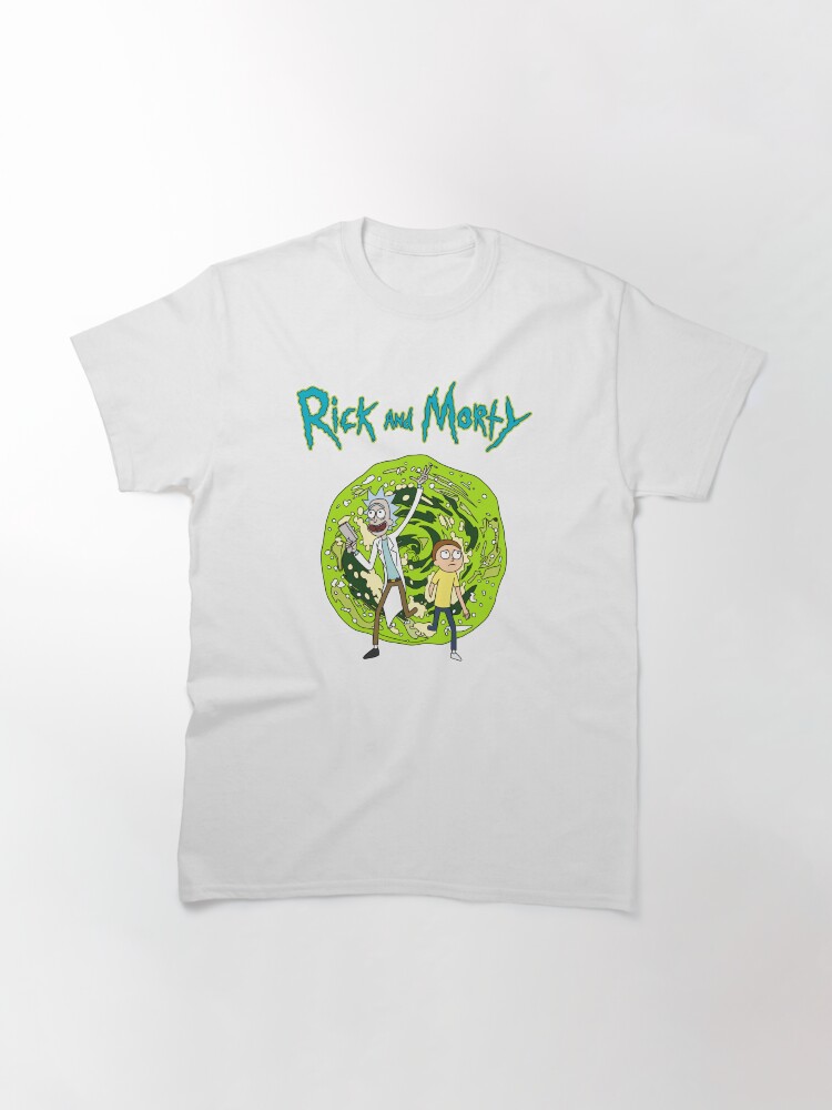 Alternate view of Portal | Rick and Morty Classic T-Shirt