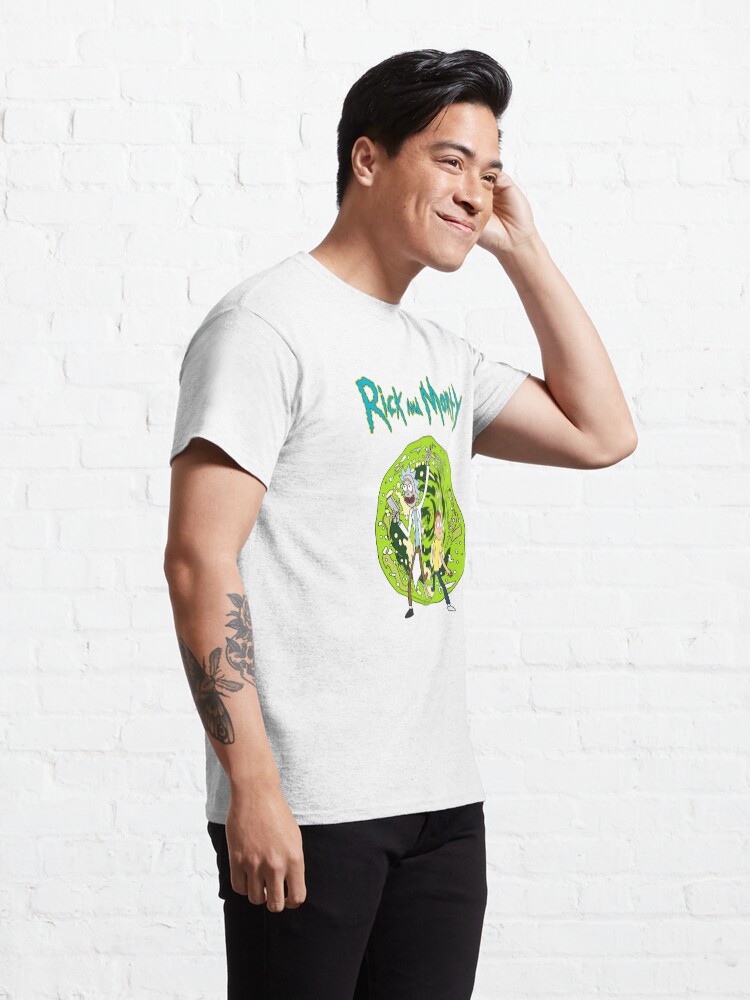 Alternate view of Portal | Rick and Morty Classic T-Shirt