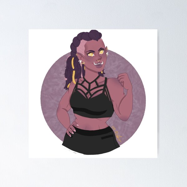 Item preview, 31 Monster Girls: Goth Orc designed and sold by kaiteartwork.
