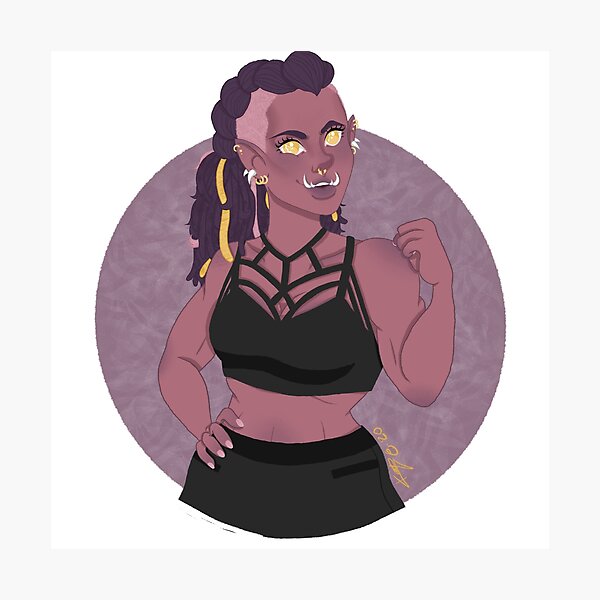 Item preview, 31 Monster Girls: Goth Orc designed and sold by kaiteartwork.