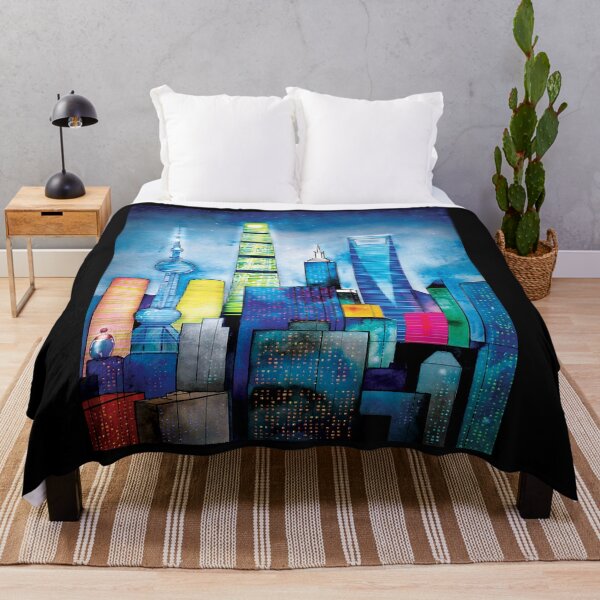 Item preview, A Vaporwave Future Chinese city - A Cyberpunk Neon Wonderlust designed and sold by Cheeky Companions.