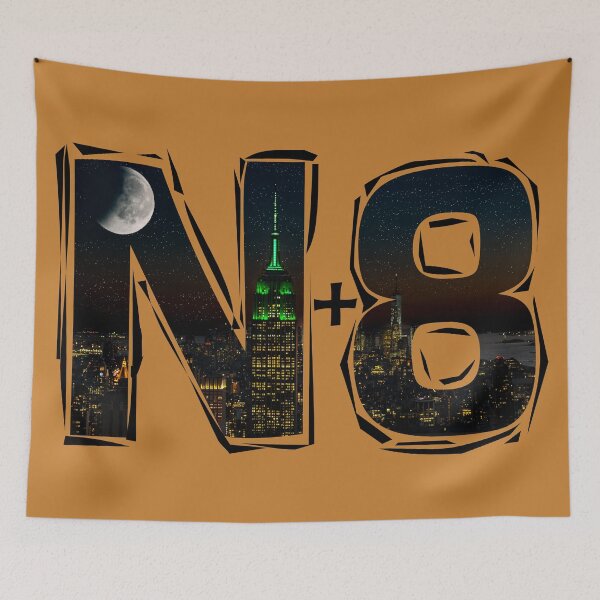 Item preview, N+8 Night, Nit, Nuit, Noite Notte, Noapte Night Nacht Nat Noctis designed and sold by Jevaz.