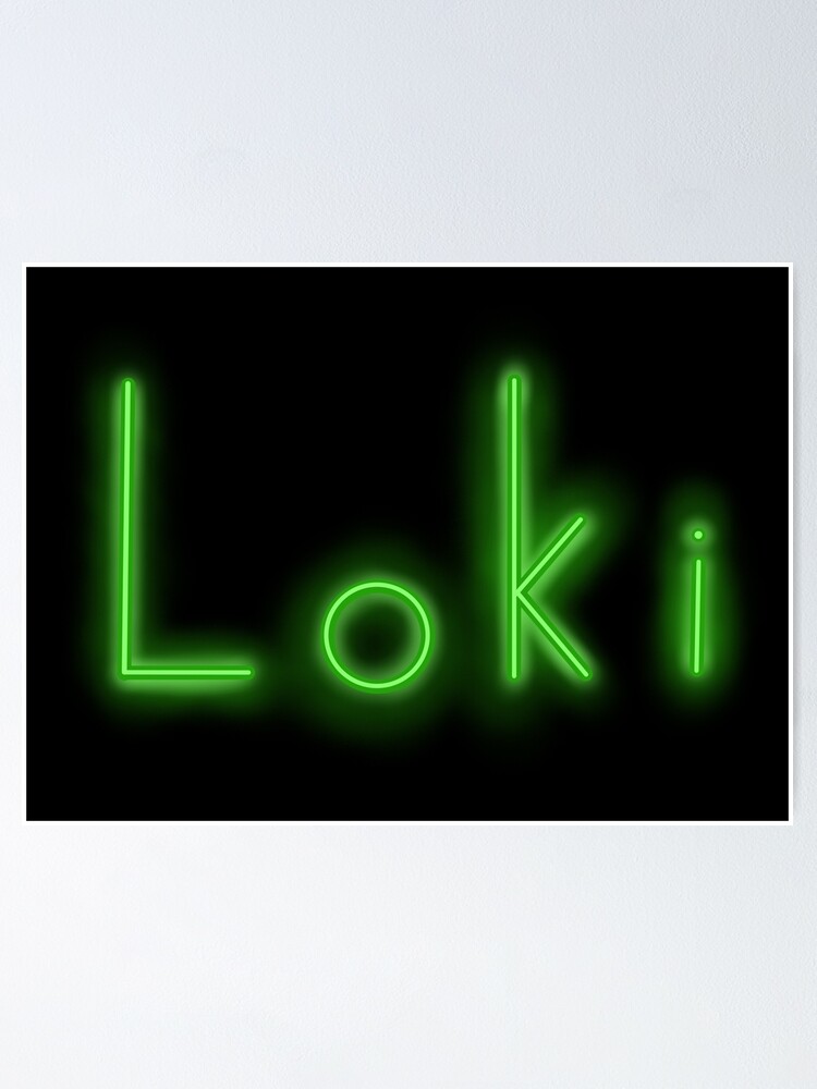 loki neon sign