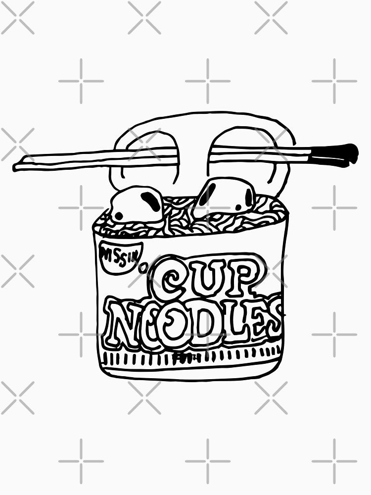Thumbnail 7 of 7, Classic T-Shirt, Ramen Pods designed and sold by J-Memes.