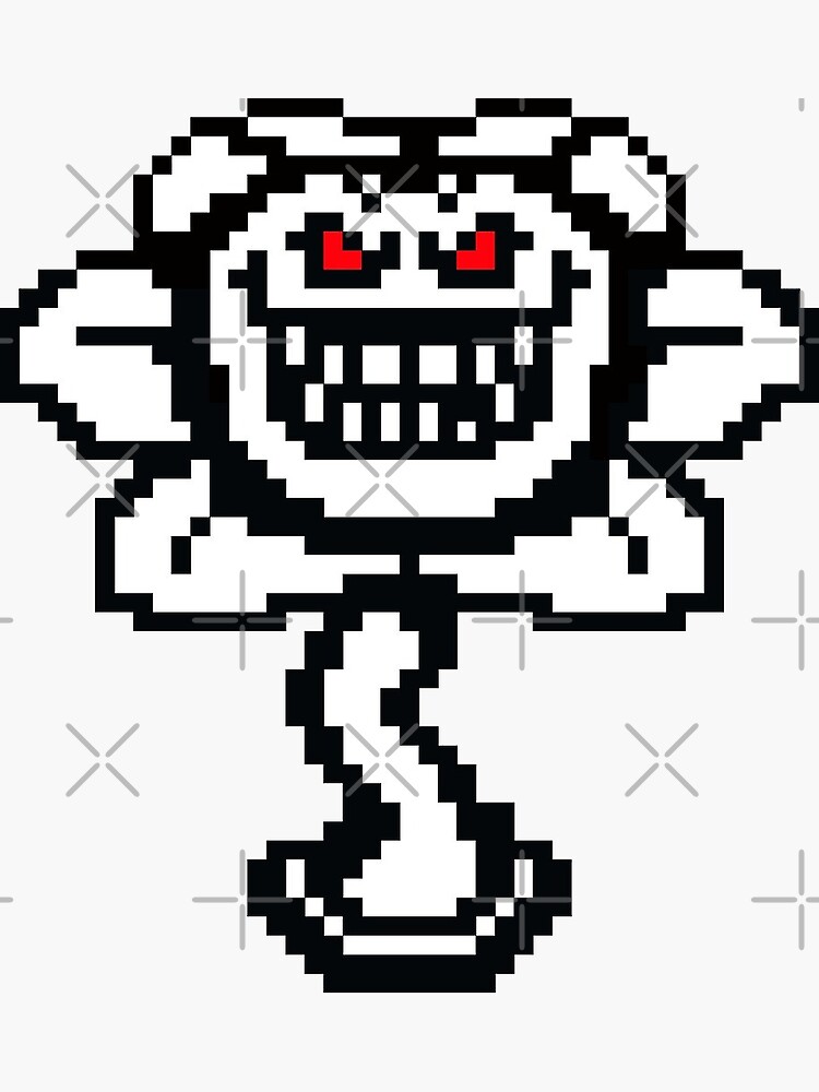 Pixilart - Flowey undertale by Glitched-artist