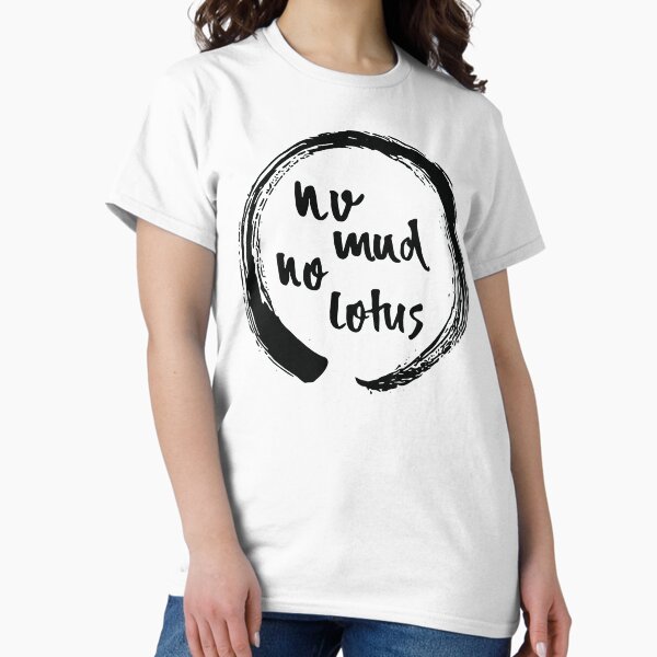 Vista previa del artículo con la obra «Póster No Mud No Lotus Enso», diseñado y vendido por Polishthestone.