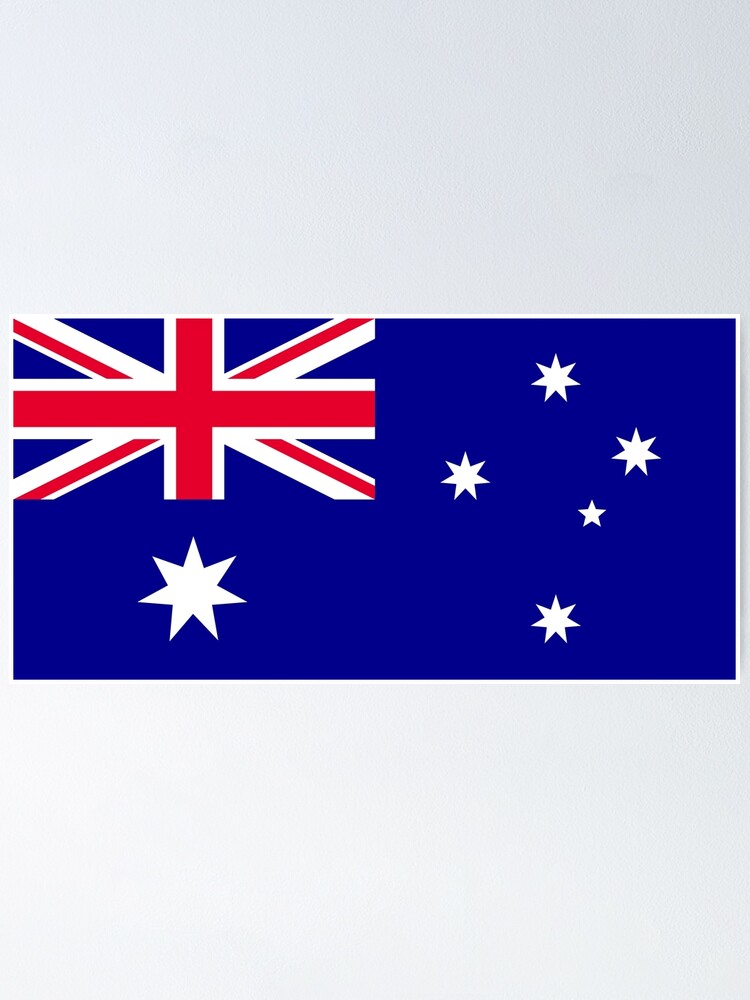 Australian Union Jack and Southern Cross" Poster by sunrisecoast | Redbubble