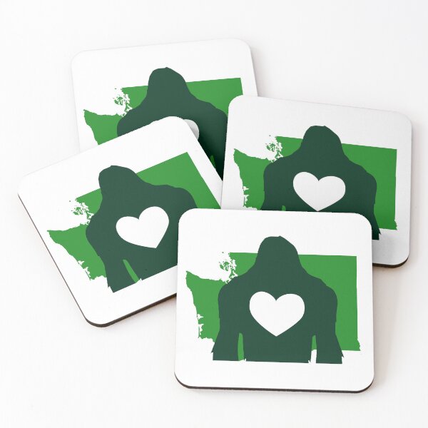 Item preview, I heart Bigfoot & Washington state designed and sold by What's Good!.