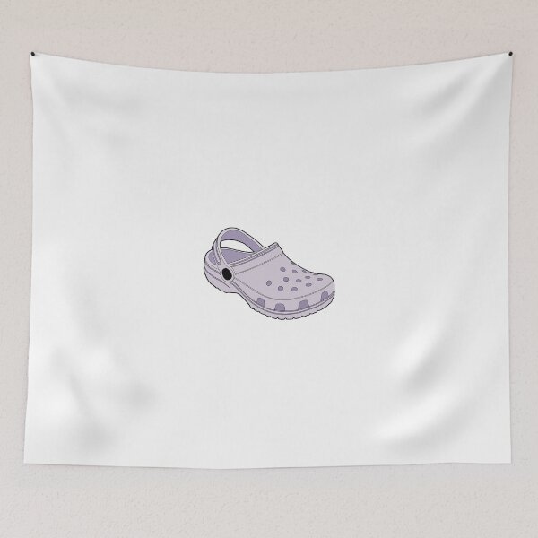 Aperçu de l'œuvre Crocs violets créée et vendue par stickerdesignss.