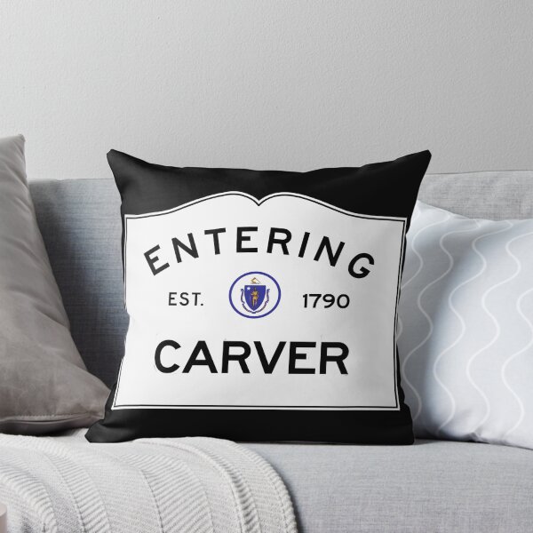 Item preview, Entering Carver - Commonwealth of Massachusetts Road Sign designed and sold by NewNomads.