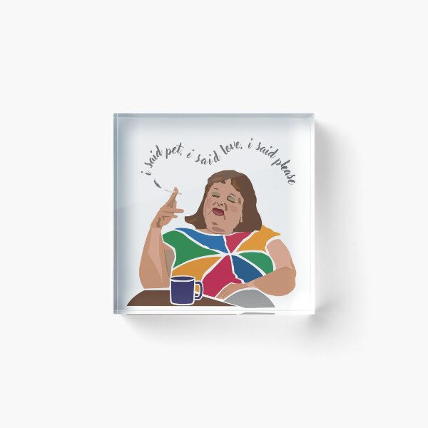 Item preview, Lynne Postlethwaite, Magda Szubanski, Fast Forward, Australian comedy icon. "I said pet, I said love, I said please." designed and sold by wheatbeltdesign.