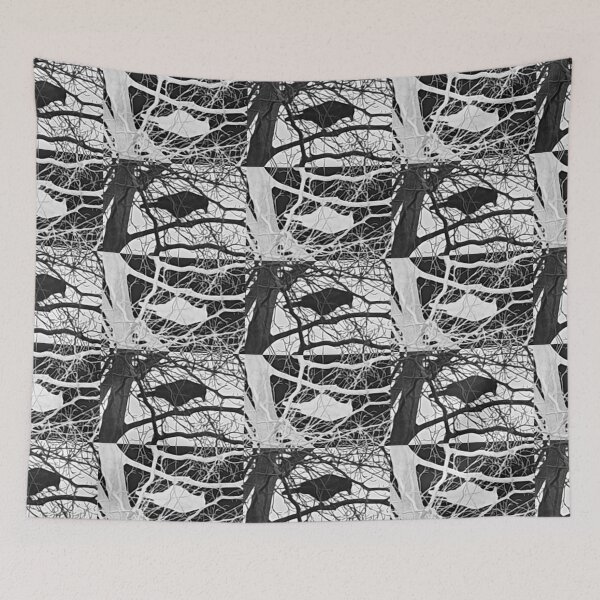Item preview, Crow print pattern  designed and sold by differenttings.