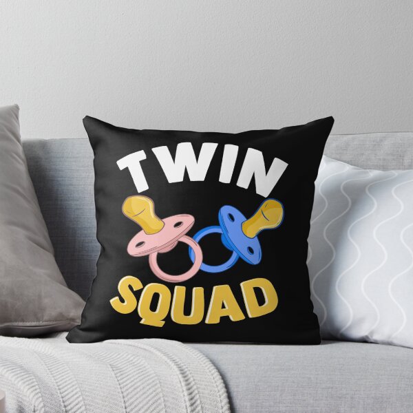 Artikelvorschau, Süße & lustige Twin Squad Twinning Baby Schnuller entworfen und verkauft von perfectpresents.