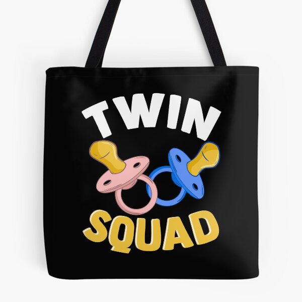 Item preview, Cute & Funny Twin Squad Twinning Baby Pacifiers designed and sold by perfectpresents.