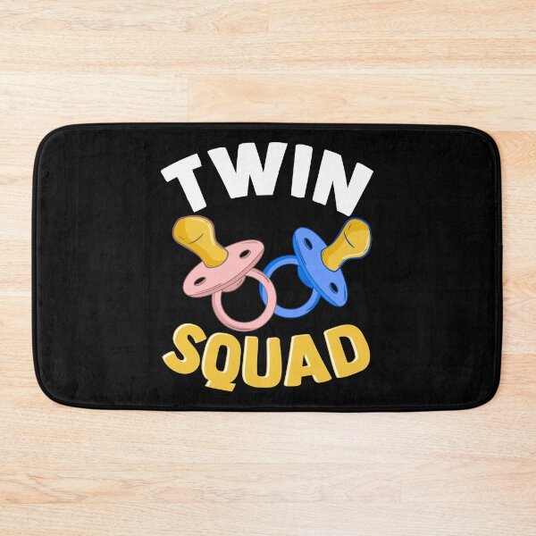 Item preview, Cute & Funny Twin Squad Twinning Baby Pacifiers designed and sold by perfectpresents.