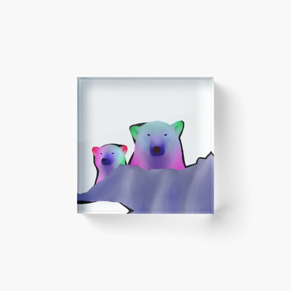 Item preview, Colorful Polar bears designed and sold by Renates01.