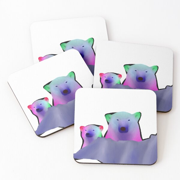 Item preview, Colorful Polar bears designed and sold by Renates01.