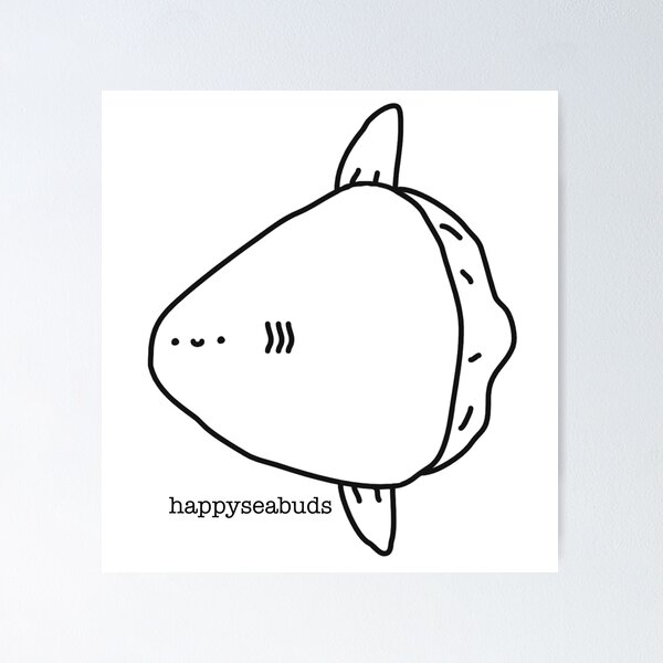 Artikelvorschau, Happy Sea Buds Sunfish entworfen und verkauft von happyseabuds.