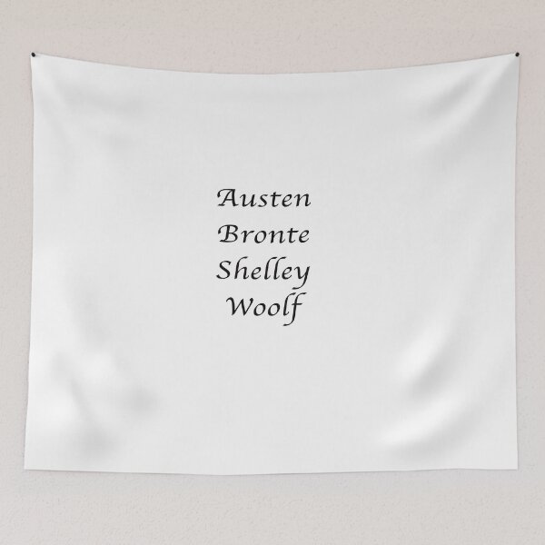 Item preview, English Writers: Austen, Bronte, Shelley, Woolf designed and sold by Jeanna Paden.