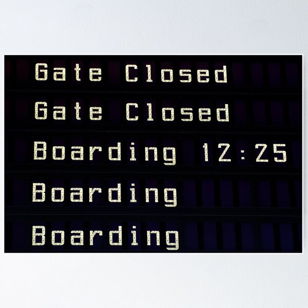 Item preview, Airport information board. designed and sold by FER737NG.