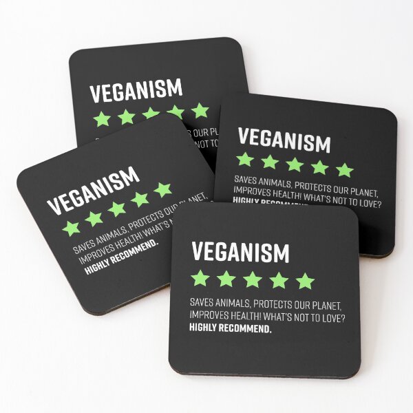 Item preview, Vegan Funny Veganism Five Star Rating designed and sold by mindeverykind.