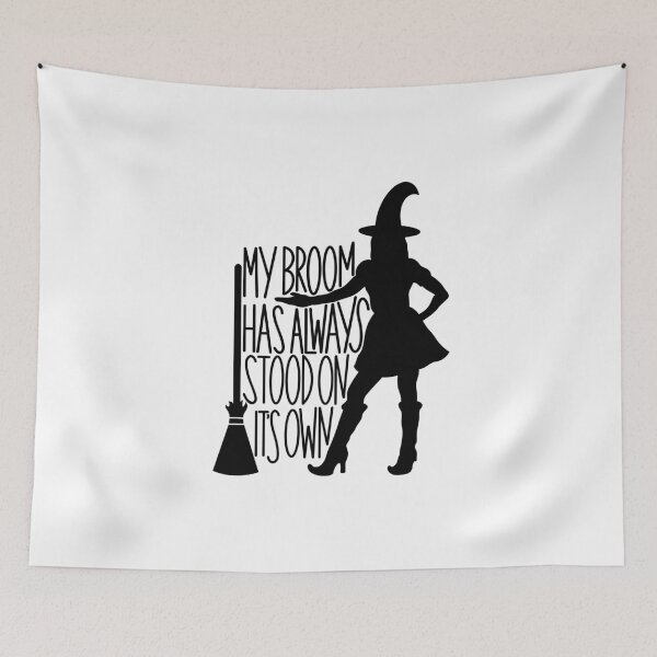 Item preview, Witch My Broom Has Always Stood On It’s Own Witch Broom Challenge designed and sold by Gsallicat.