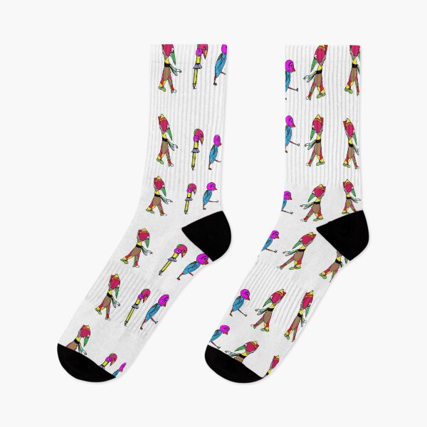 Item preview, Colorful Bird Characters, TeresaTown at Redbubble 2020 designed and sold by Mark Stansberry.