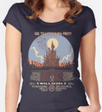 See Castlevania First! Women's Fitted Scoop T-Shirt