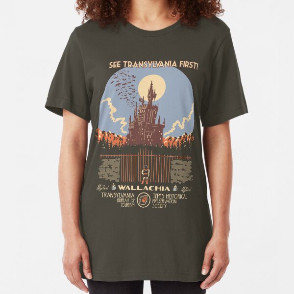 See Castlevania First! Slim Fit T-Shirt