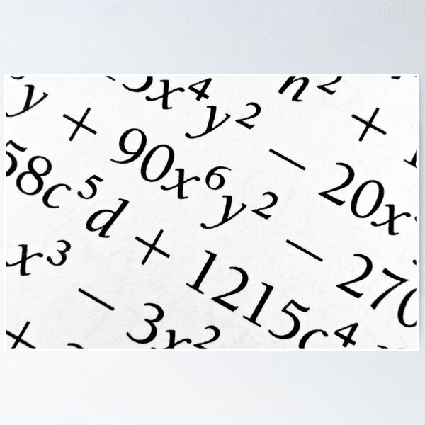 Artikelvorschau, Algebra formulas close up. entworfen und verkauft von FER737NG.