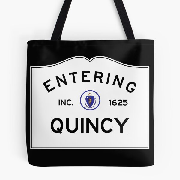 Item preview, Entering Quincy - Commonwealth of Massachusetts Road Sign designed and sold by NewNomads.